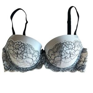 Victoria’s Secret Dream Angel Lined Demi Underwire Lace Bling Accents Bra 34D